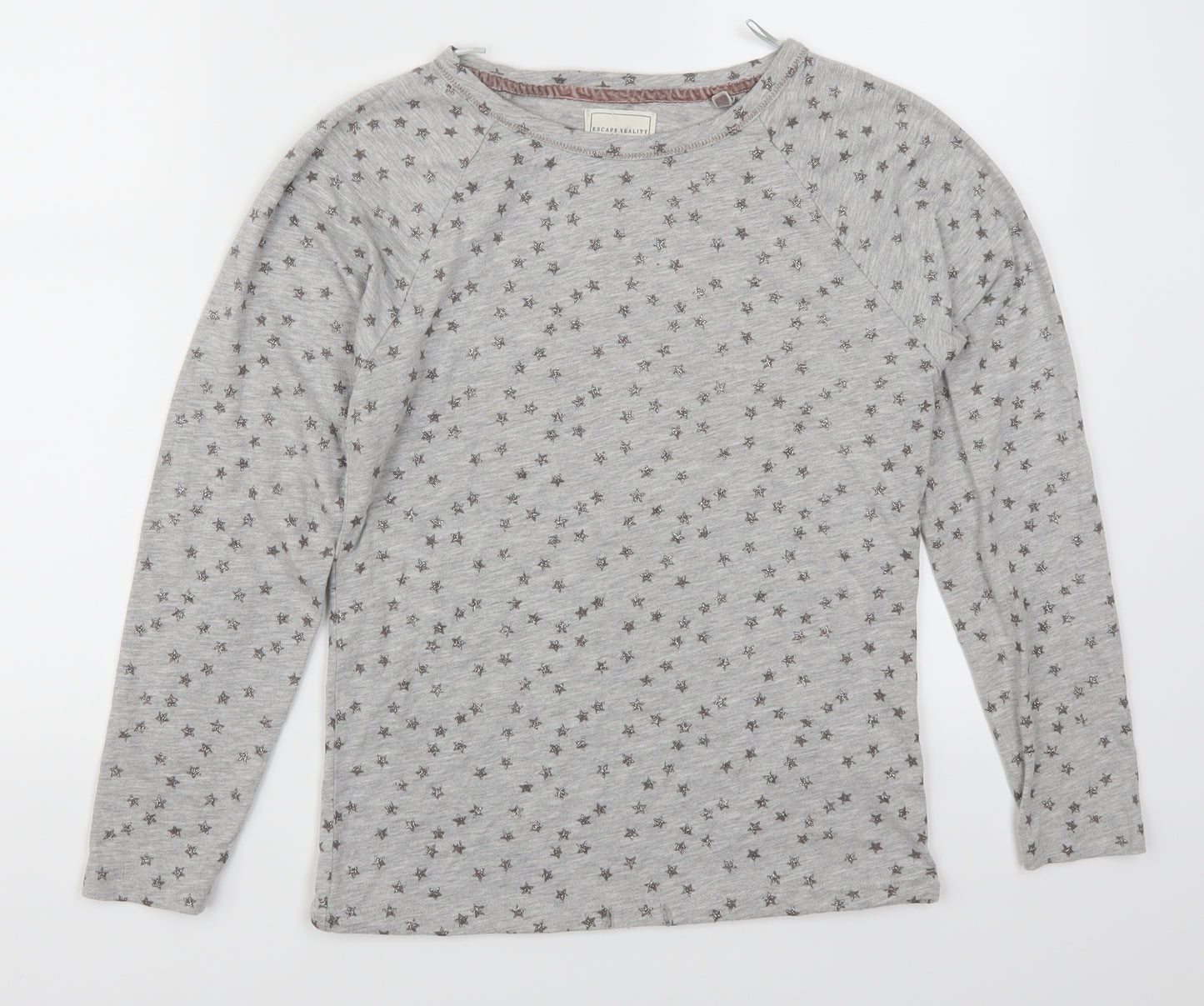 NEXT Womens Grey Geometric  Top Pyjama Top Size XS
