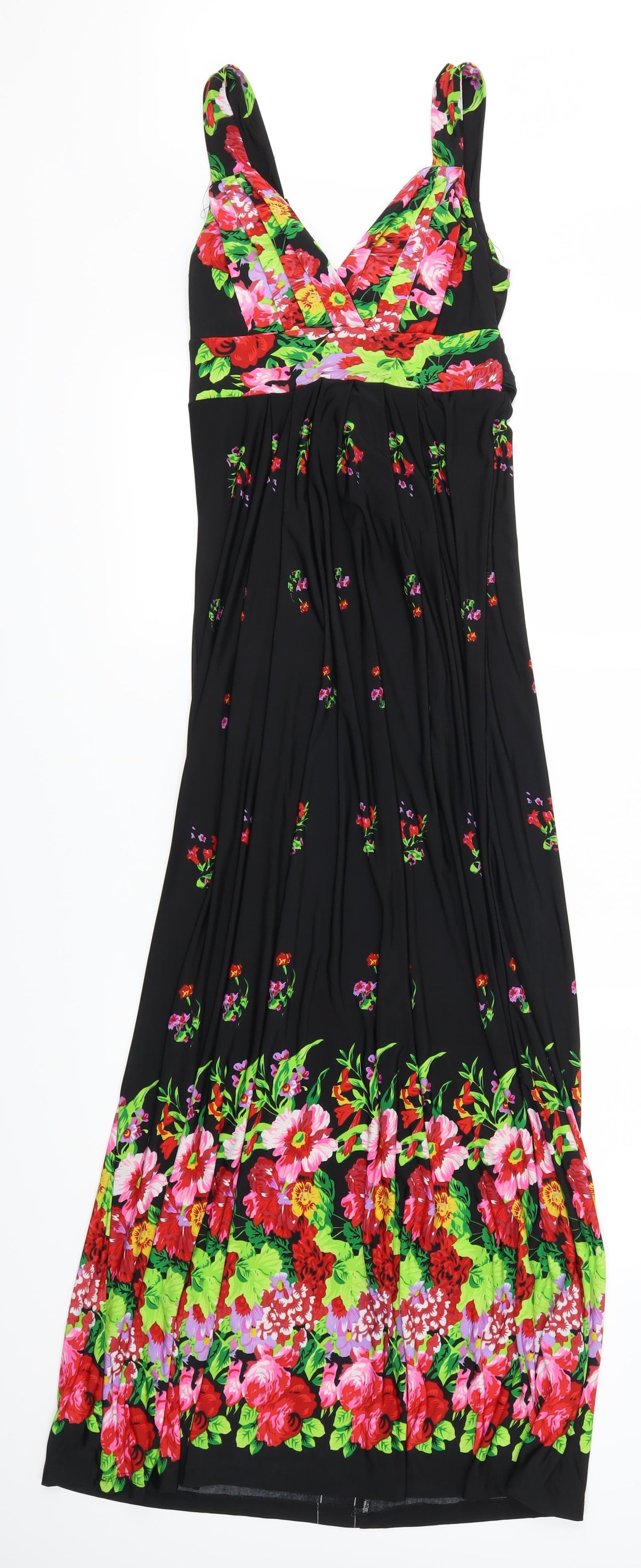 Zuppi Womens Multicoloured Floral  Maxi  Size 8