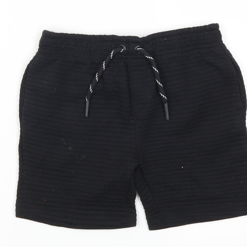Pep & Co Boys Black   Sweat Shorts Size 4-5 Years