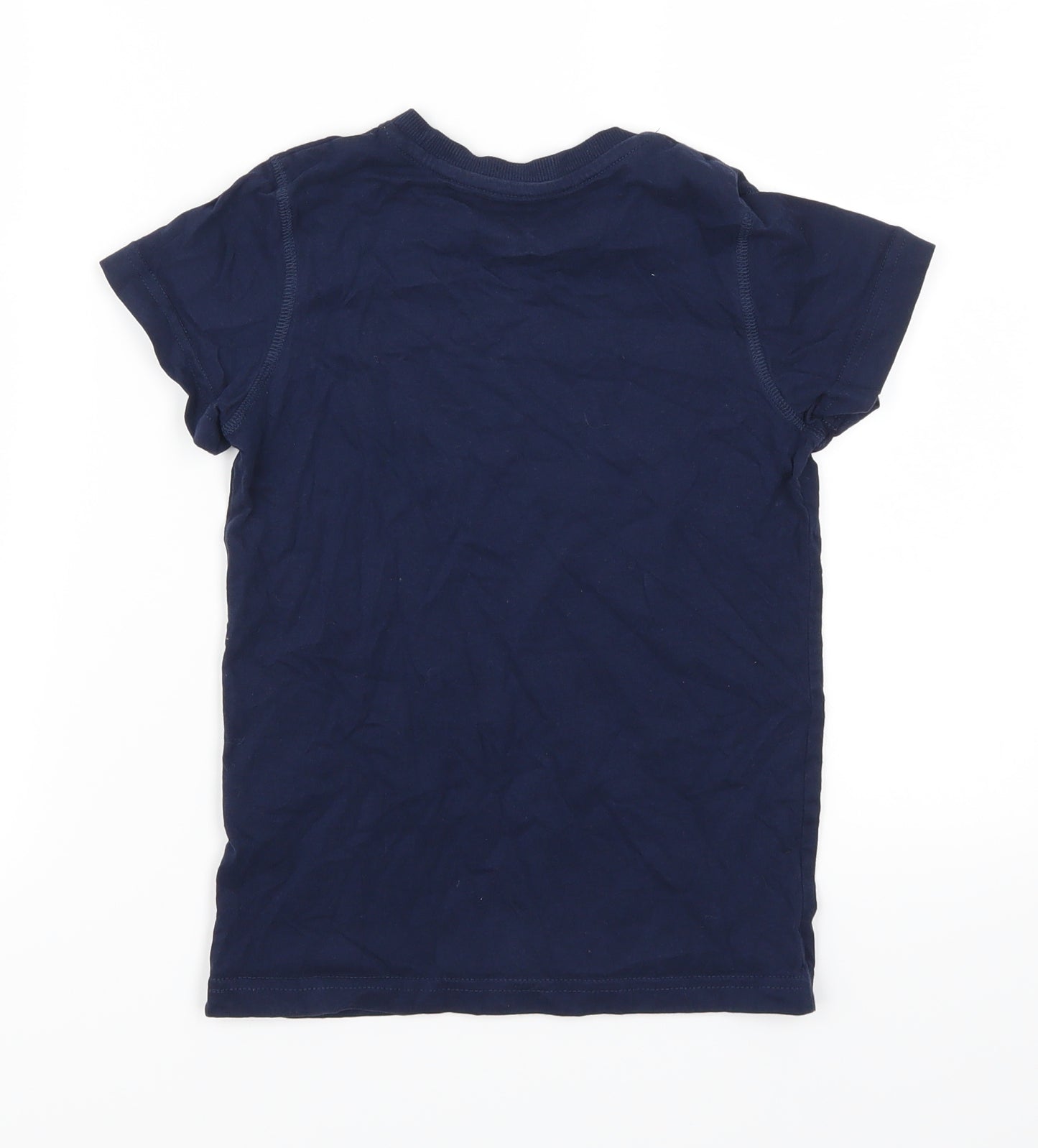 Matalan Boys Blue   Basic T-Shirt Size 7 Years