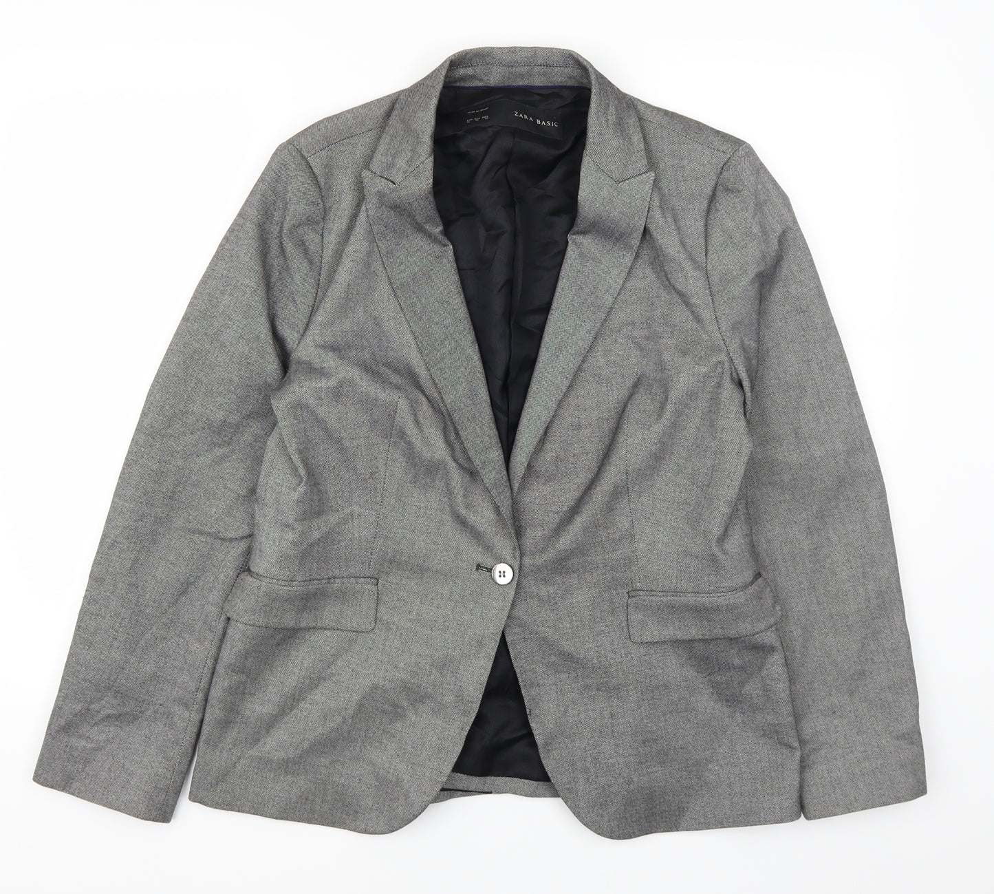 Zara Womens Grey   Jacket Suit Jacket Size XL