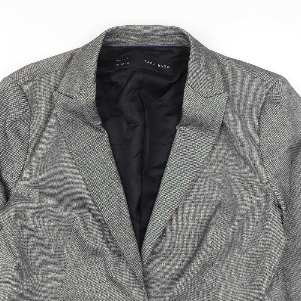 Zara Womens Grey   Jacket Suit Jacket Size XL