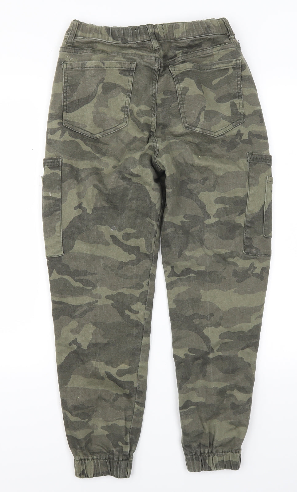 Monday Womens Green Camouflage  Cargo Trousers Size M L25 in