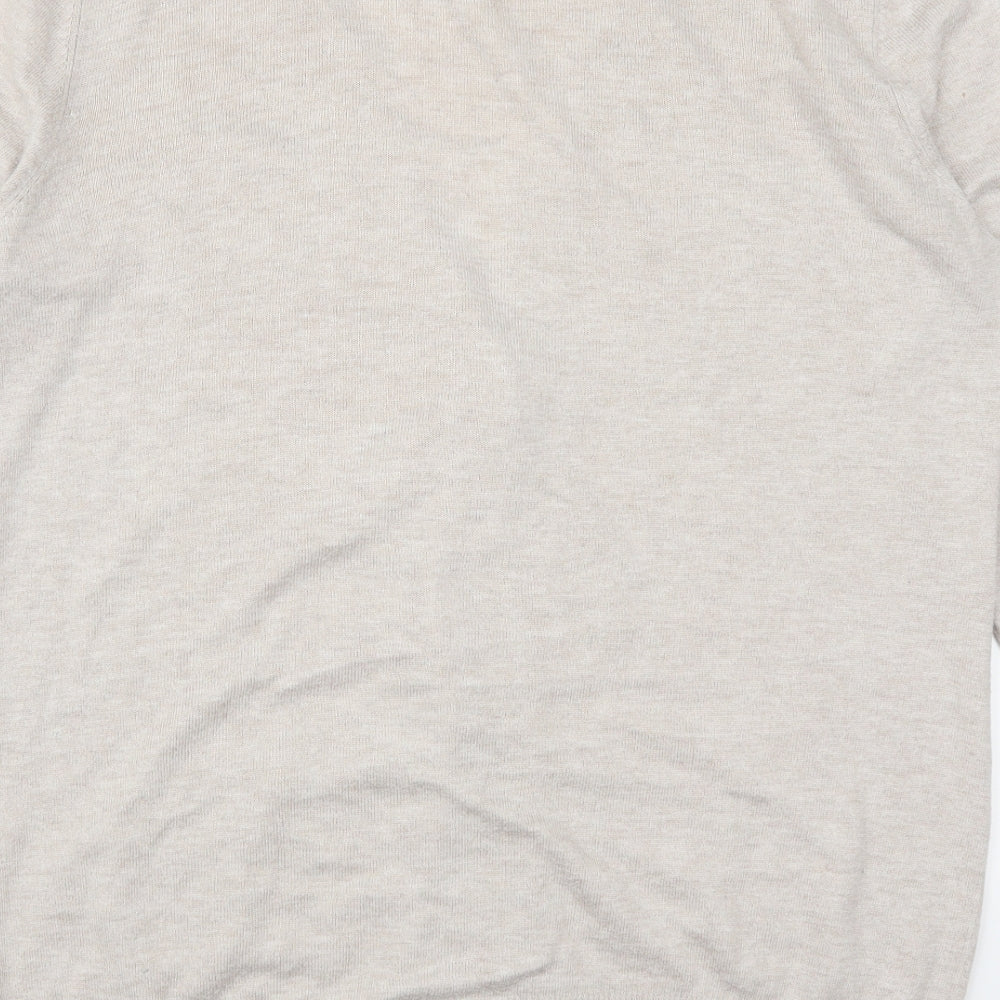 Marks and Spencer Womens Beige   Cardigan Jumper Size 18