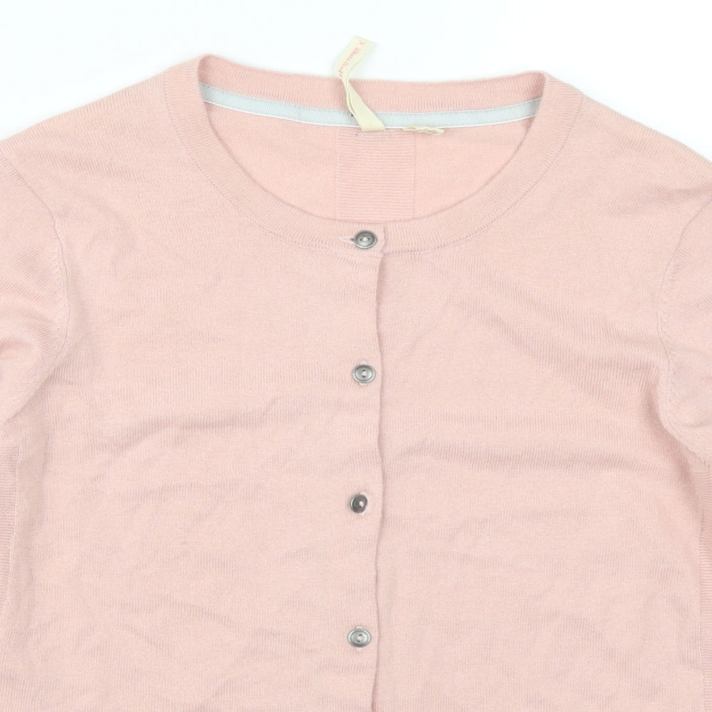 White Stuff Womens Pink   Cardigan Jumper Size 12