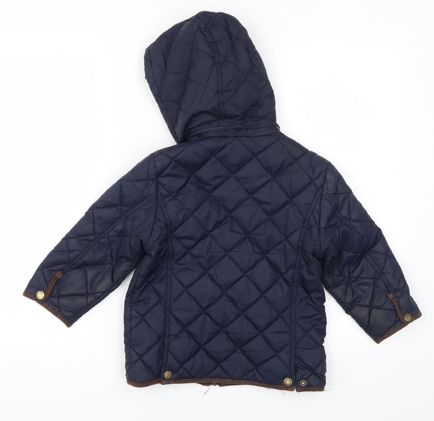 Mayoral Outerwear Boys Blue   Quilted Coat Size 3 Years