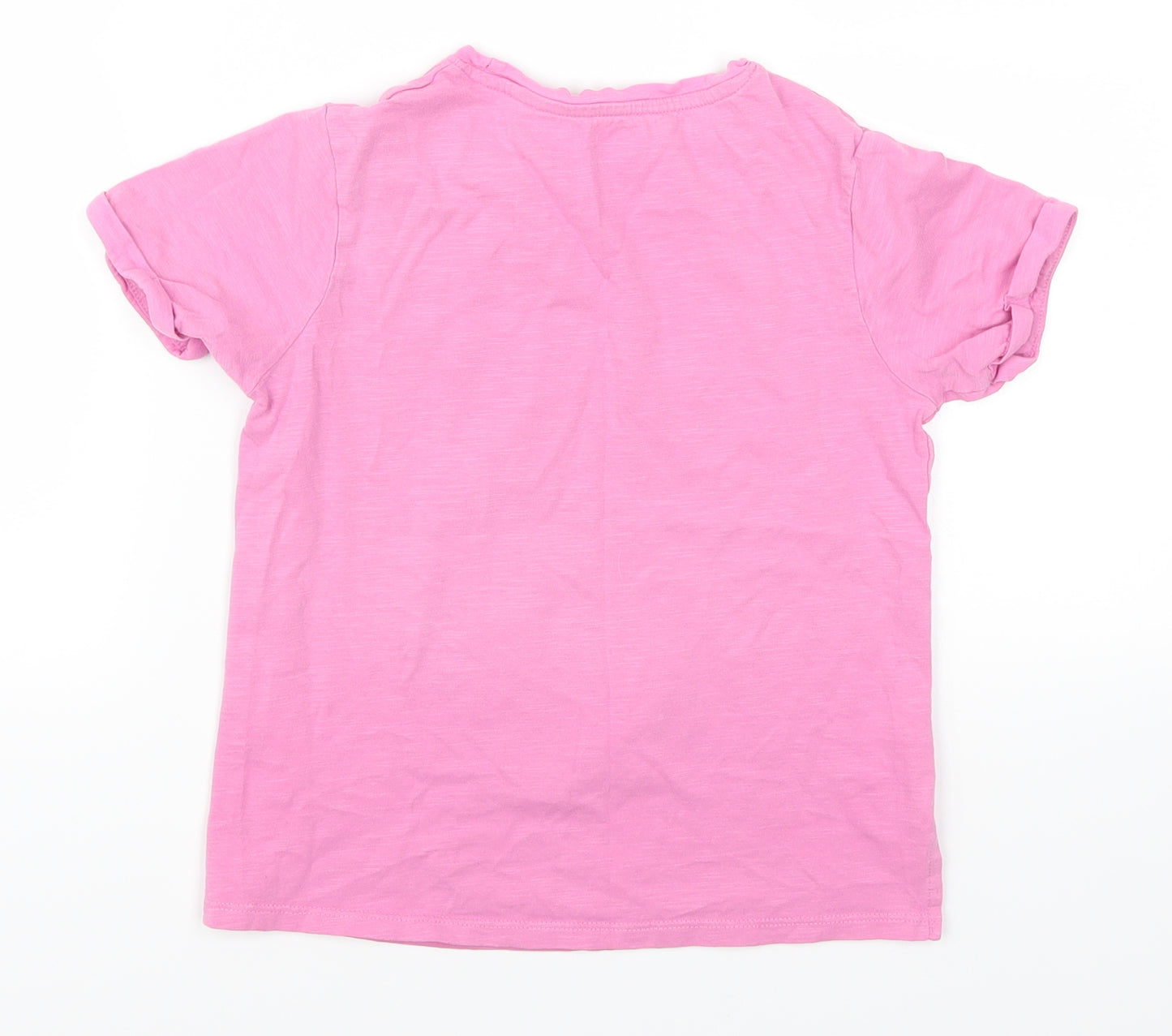 Matalan Girls Pink   Basic T-Shirt Size 9 Years  - Island Girl Pineapple