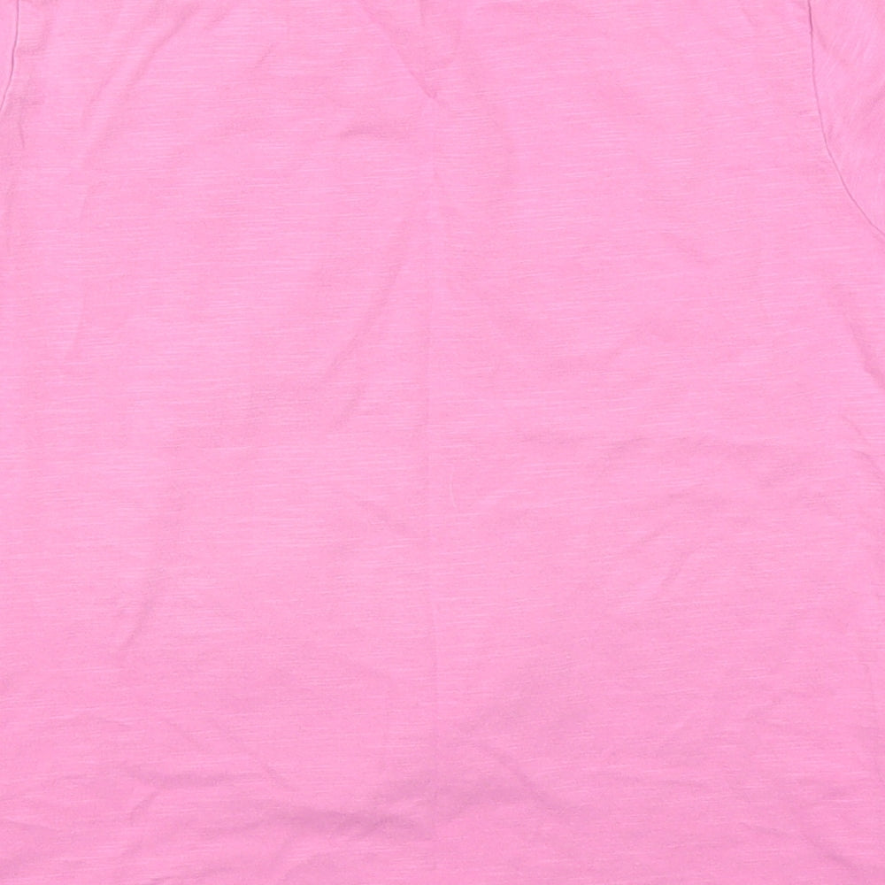 Matalan Girls Pink   Basic T-Shirt Size 9 Years  - Island Girl Pineapple