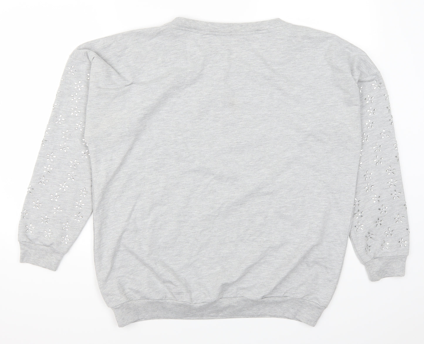 Simply Be Womens Grey   Pullover Sweatshirt Size 14