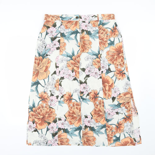 Anthology Womens Multicoloured Floral  A-Line Skirt Size 18