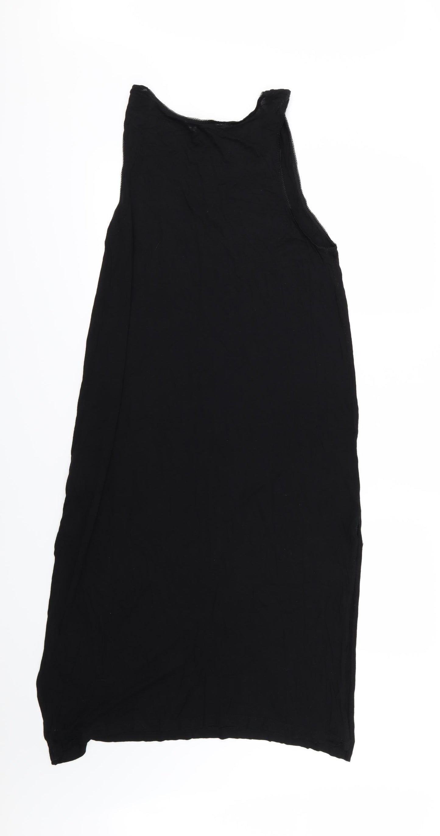 H&M Womens Black  Jersey T-Shirt Dress  Size L