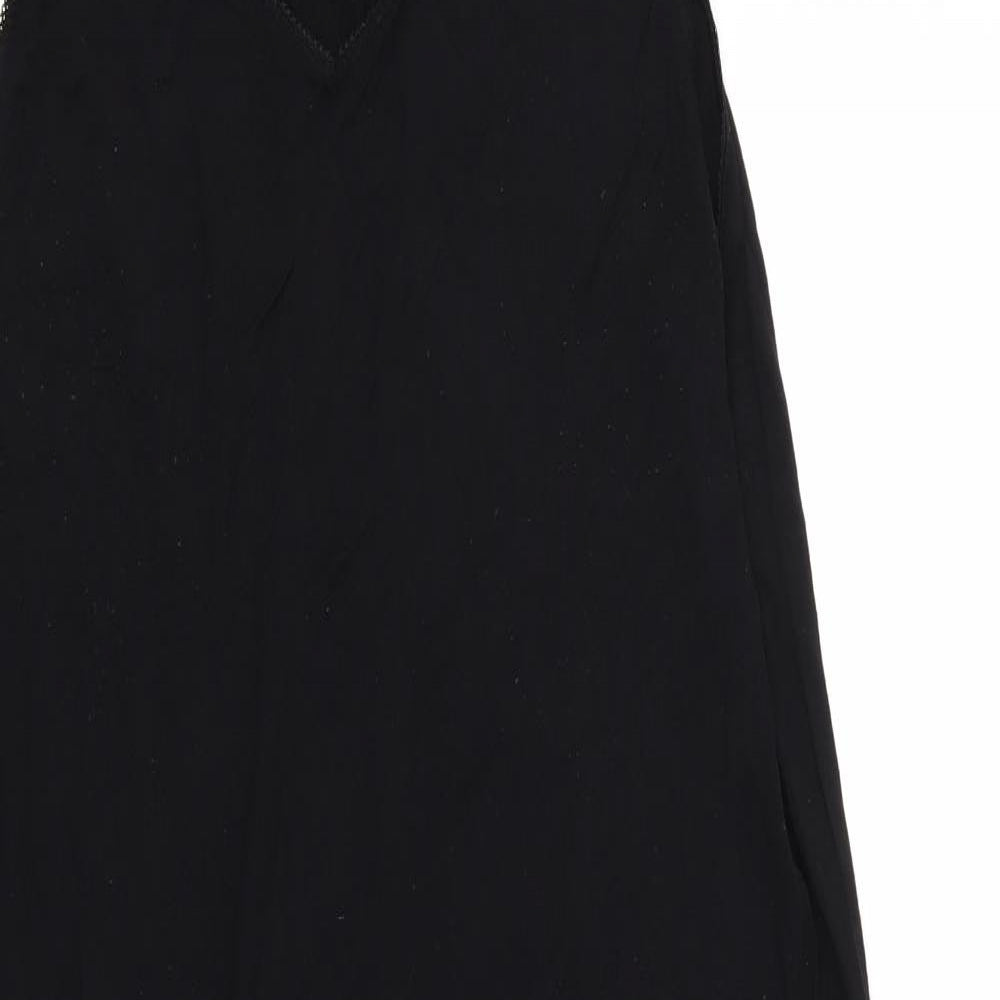 H&M Womens Black  Jersey T-Shirt Dress  Size L