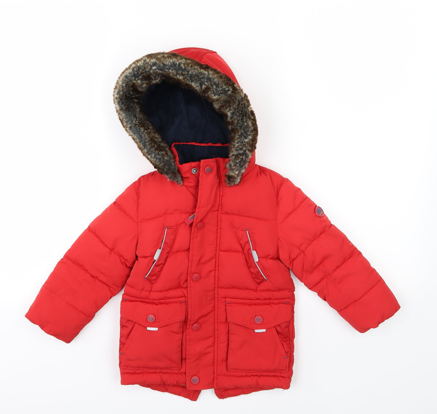 Ted Baker Boys Red   Basic Coat Coat Size 12-13 Years