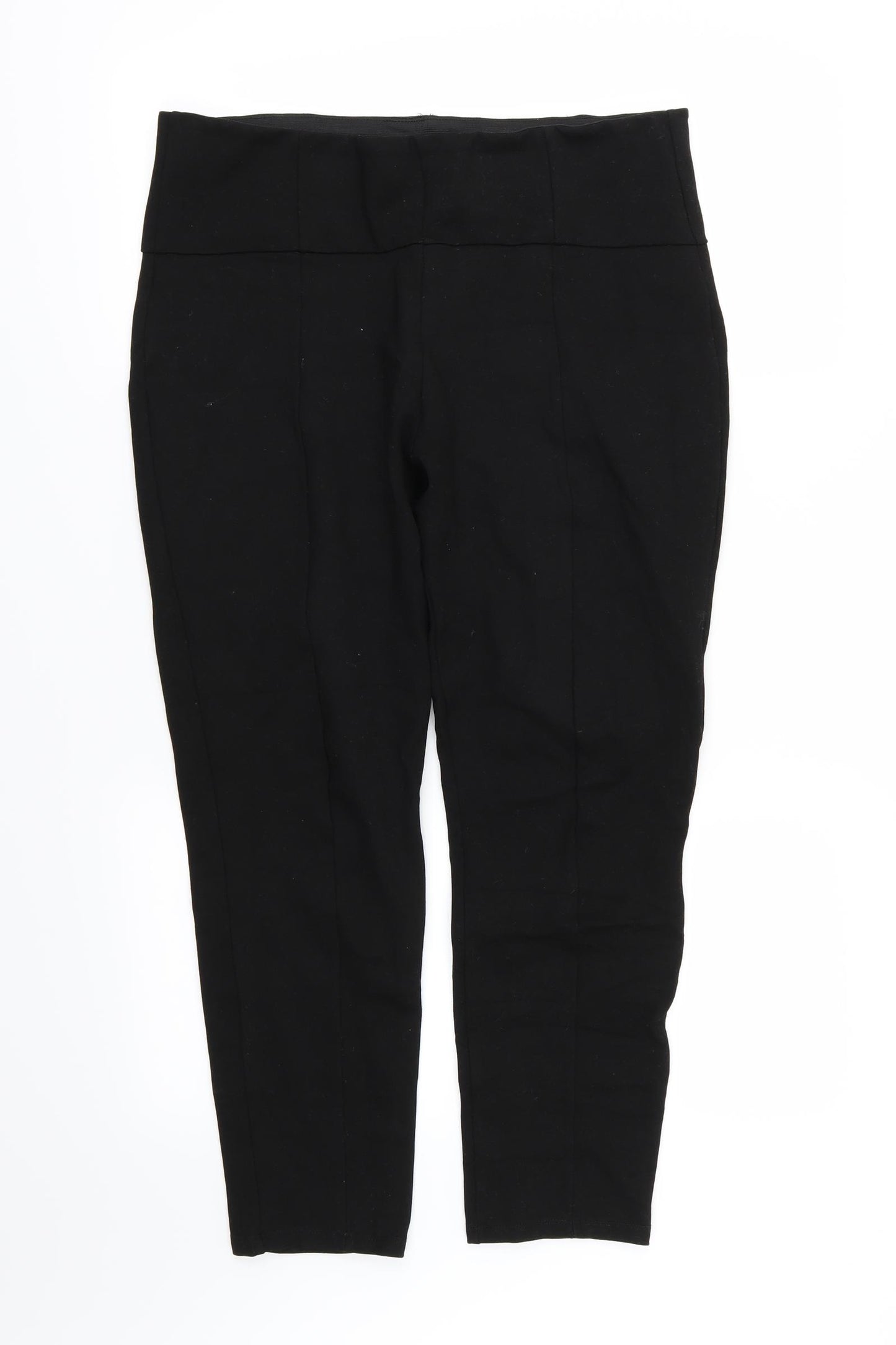Zara Womens Black  Jersey  Leggings Size XL L25 in