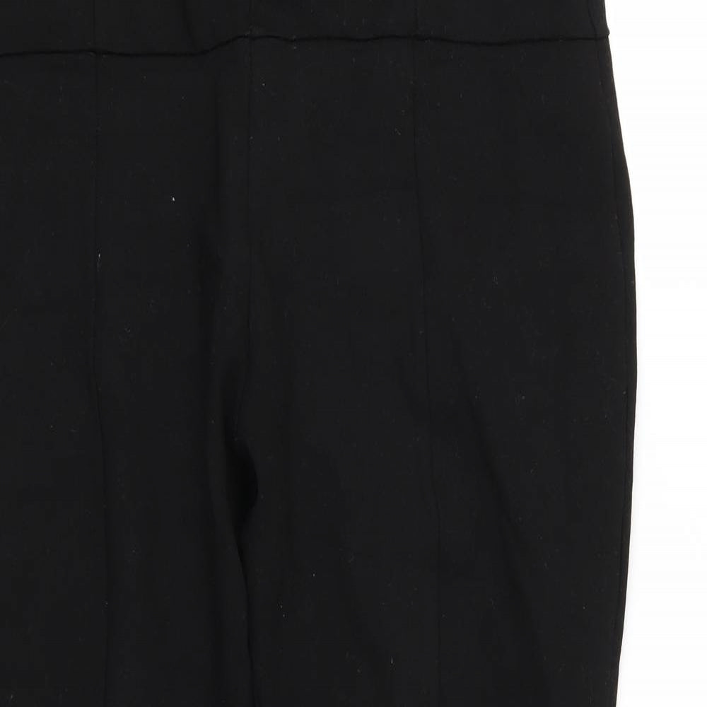 Zara Womens Black  Jersey  Leggings Size XL L25 in