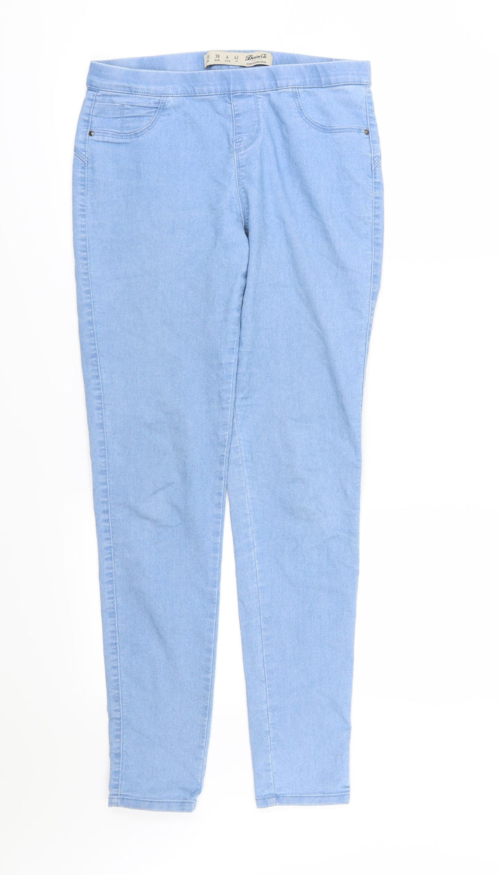 Denim & Co. Womens Blue Denim Jegging Jeans Size 10 L30 in