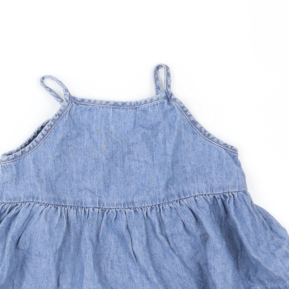 NEXT Girls Blue  Denim A-Line  Size 18-24 Months
