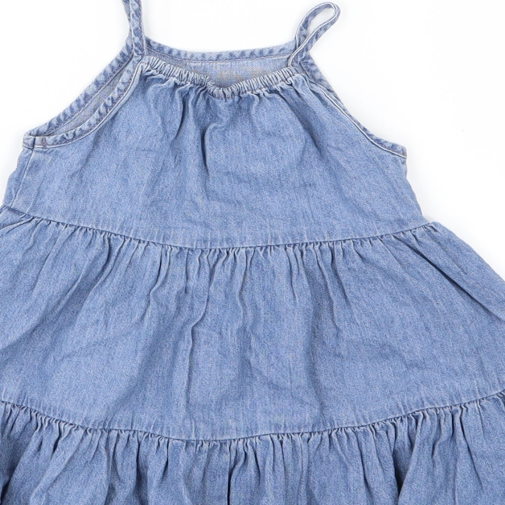 NEXT Girls Blue  Denim A-Line  Size 18-24 Months