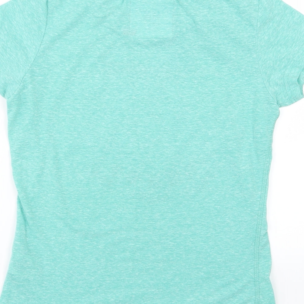 Superdry Womens Green  Jersey Basic T-Shirt Size 10