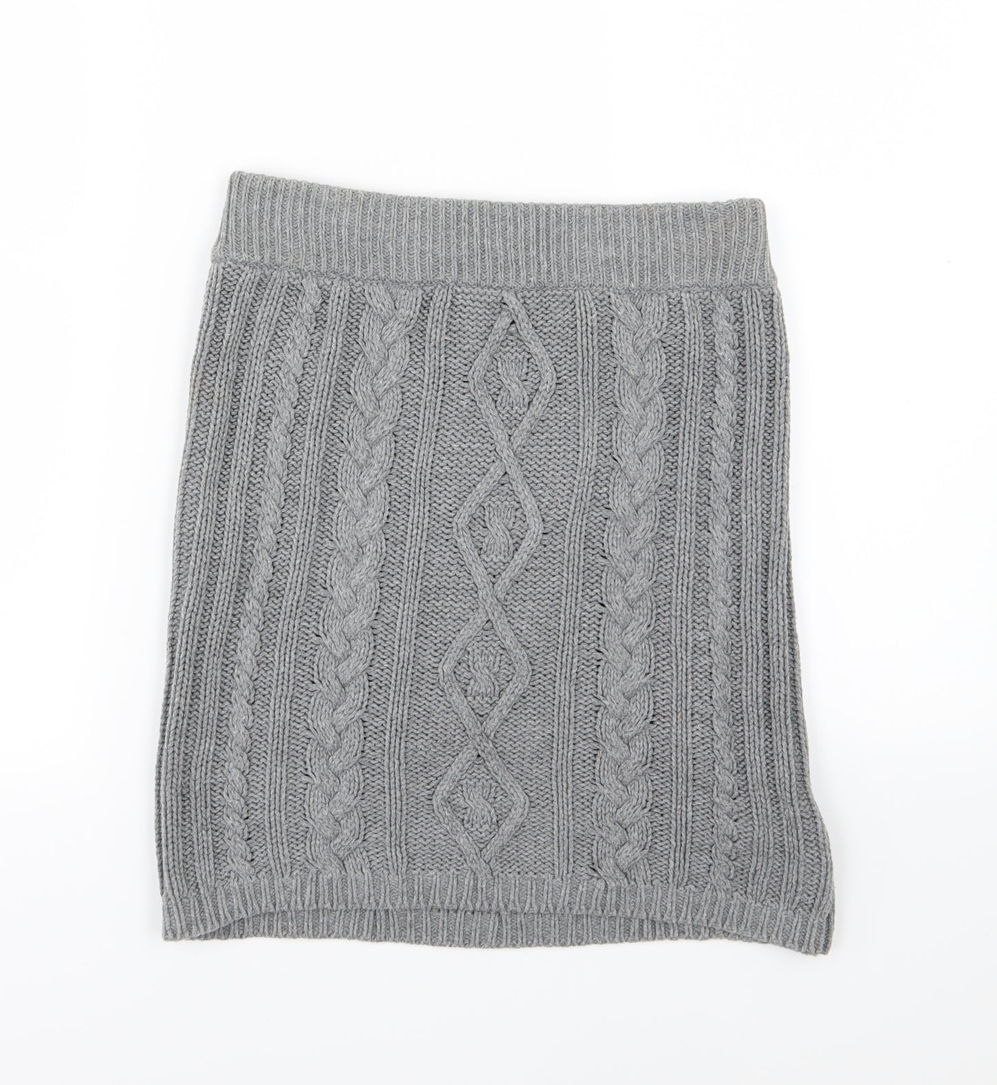 Matalan Girls Grey  Knit Straight & Pencil Skirt Size 16 Years