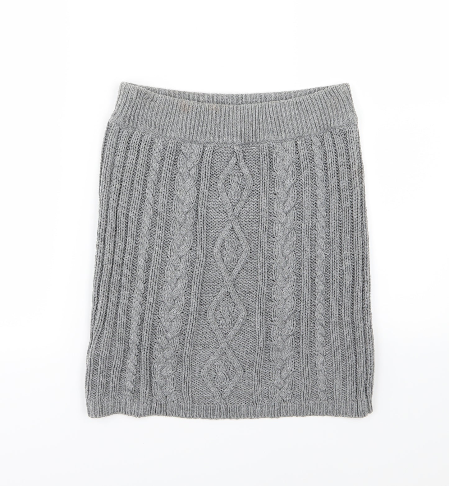 Matalan Girls Grey  Knit Straight & Pencil Skirt Size 16 Years