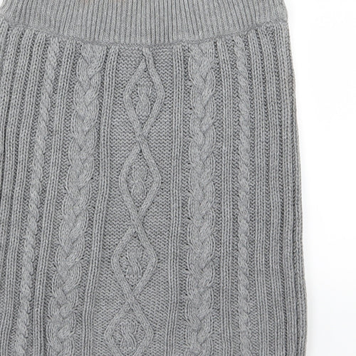 Matalan Girls Grey  Knit Straight & Pencil Skirt Size 16 Years