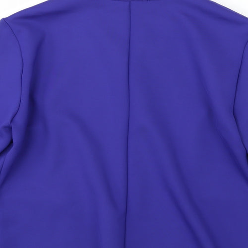 Papaya Womens Purple   Jacket Blazer Size 12