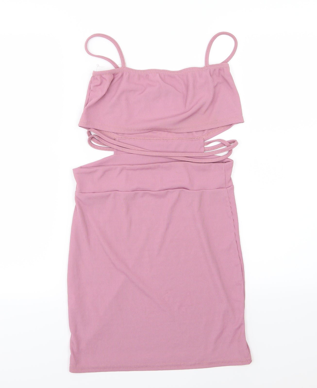 PRETTYLITTLETHING Womens Pink   Bodycon  Size 12