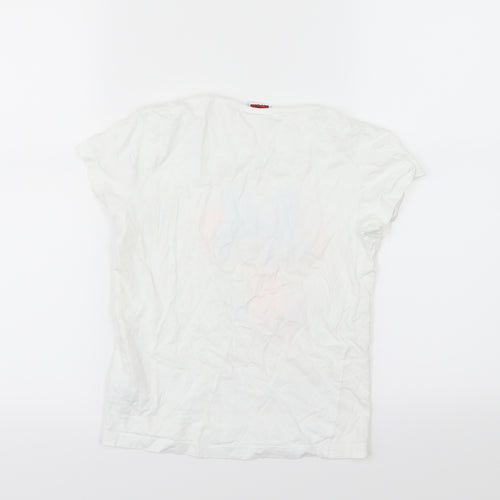 Primark Girls White  Jersey Basic T-Shirt Size 7-8 Years  - Minnie mouse
