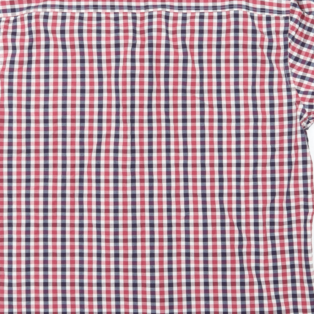 greenwoods Mens Red Striped   Button-Up Size XL