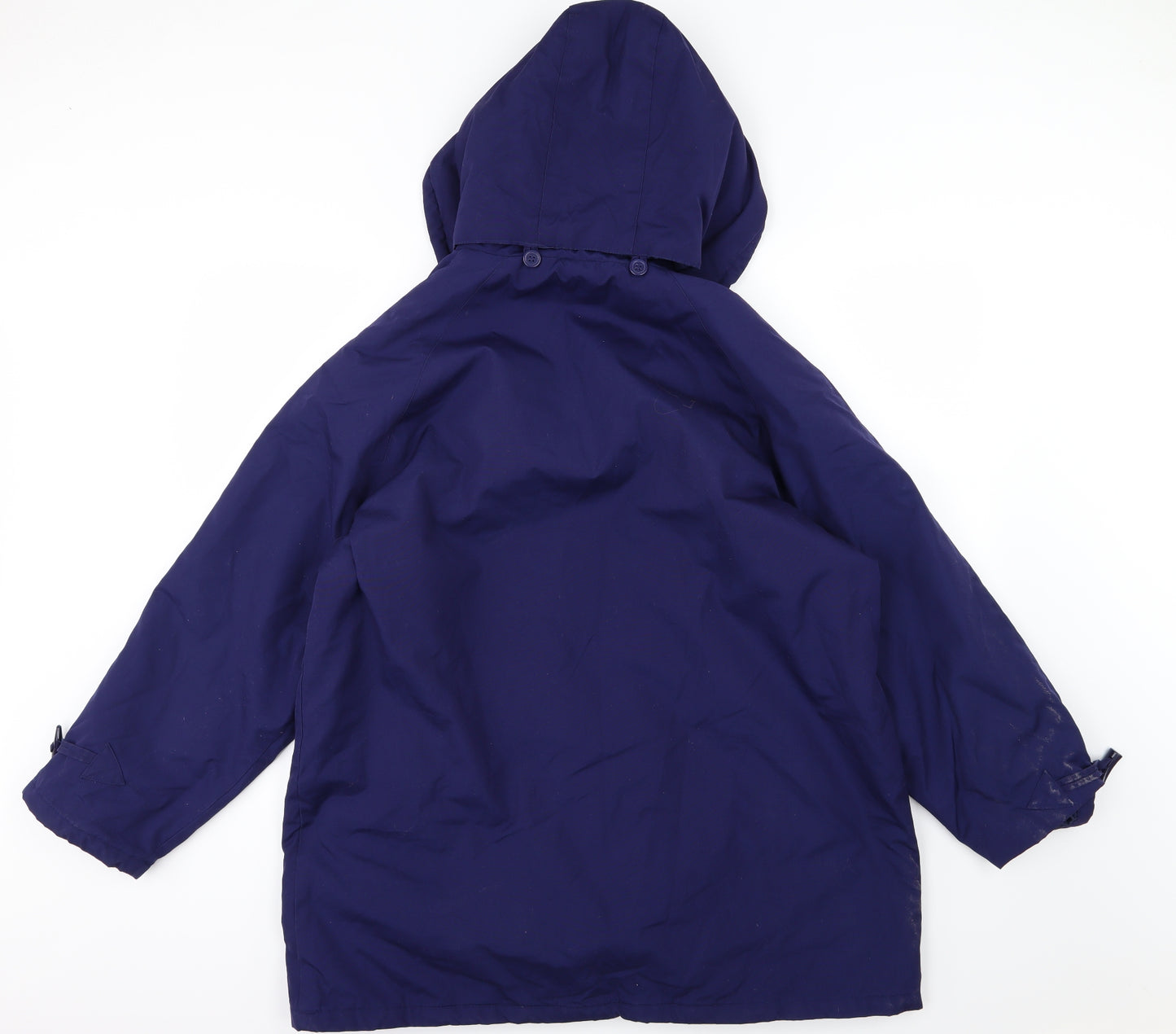 Being Casual Womens Purple   Overcoat Coat Size 20