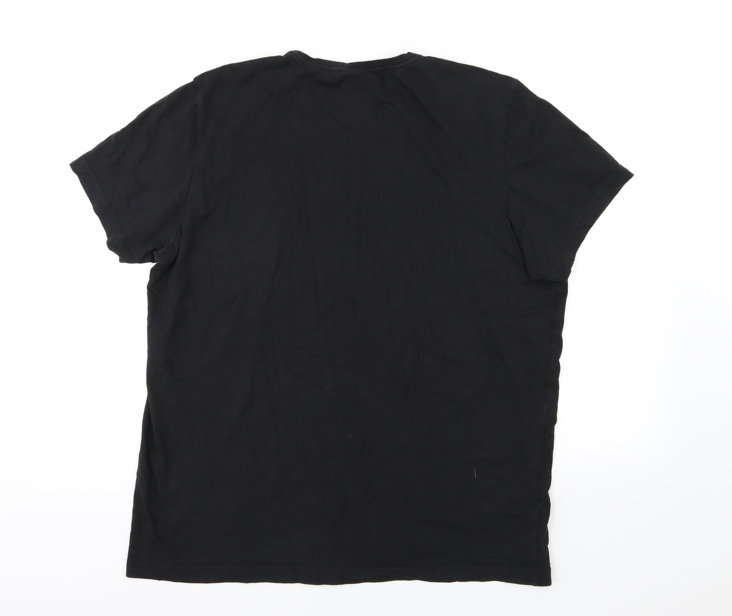 adidas Mens Black  Jersey  T-Shirt Size XL