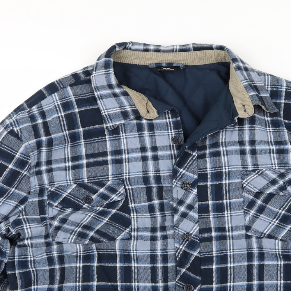 Trespass Mens Blue Striped  Jacket  Size 2XL