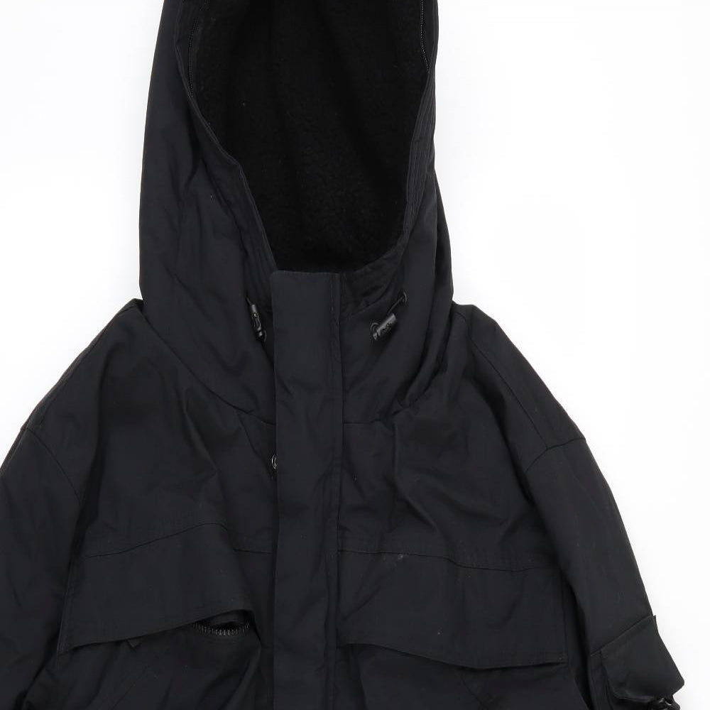 Primark Mens Black   Overcoat Coat Size XL