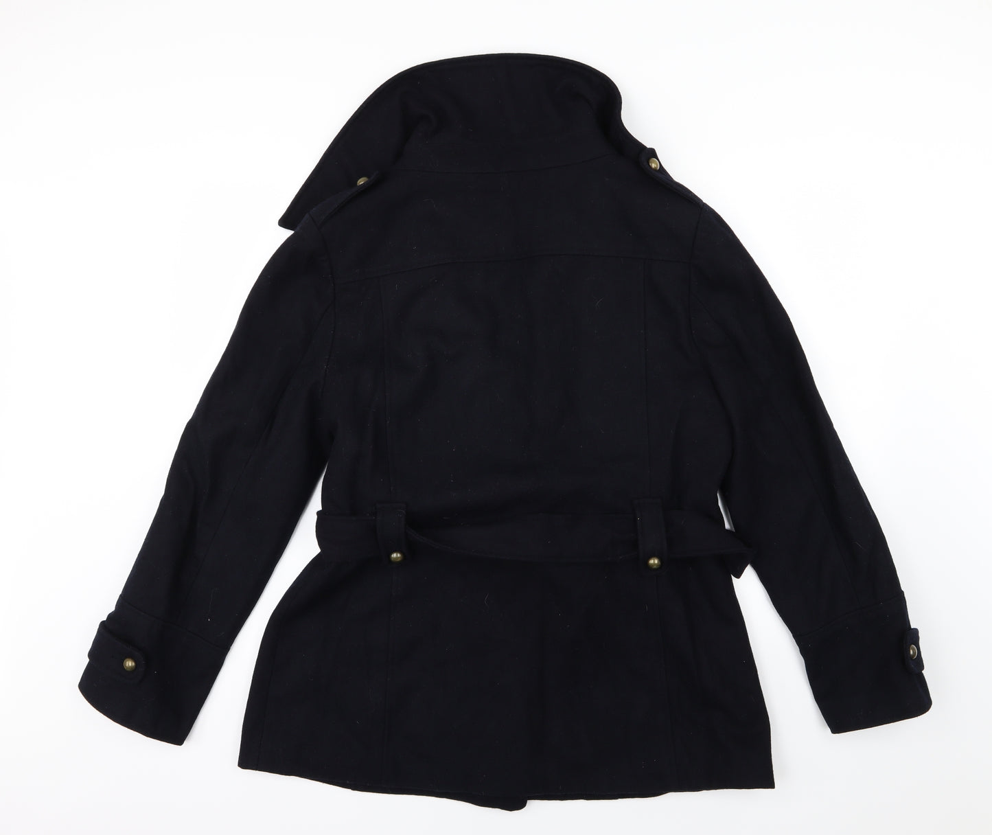 New Look Womens Blue   Overcoat Coat Size 18