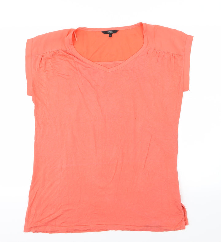 NEXT Womens Pink Jersey Basic T-Shirt Size 14