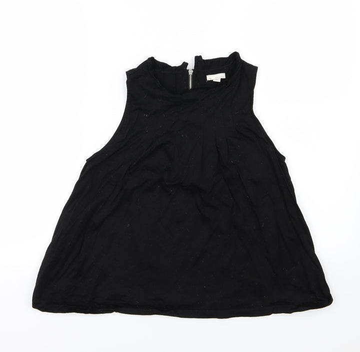 Gap Womens Black  Woven Basic Tank Size M