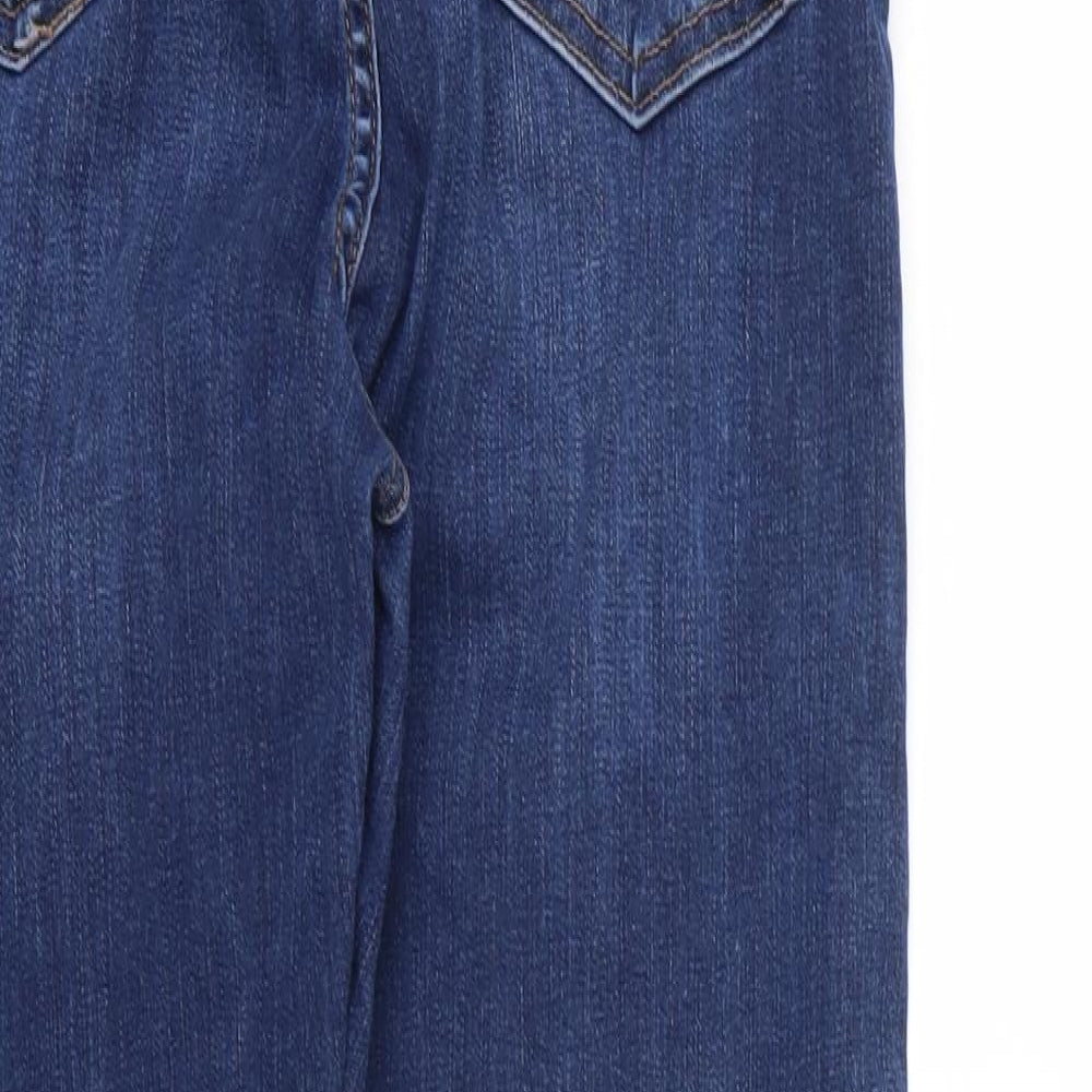 Marks and Spencer Womens Blue  Denim Skinny Jeans Size 12 L28 in