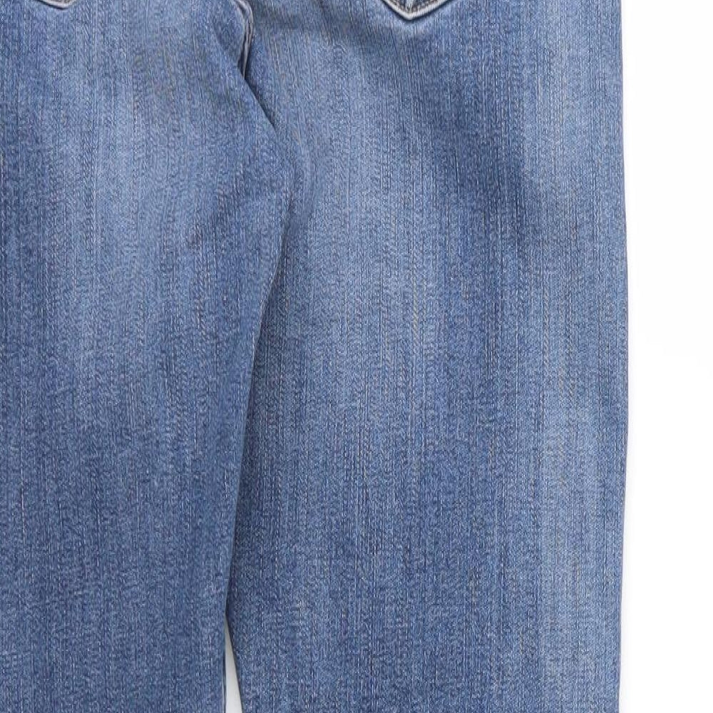 Marks and Spencer Womens Blue  Denim Skinny Jeans Size 12 L28 in