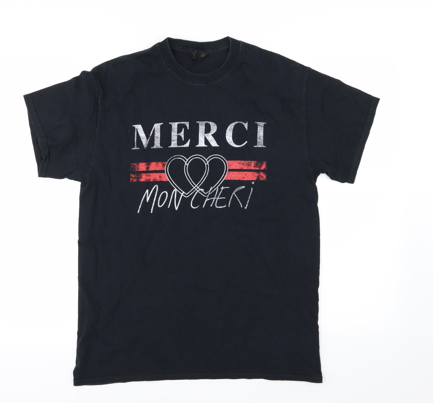 Topshop Womens Black  Jersey Basic T-Shirt Size M  - merci