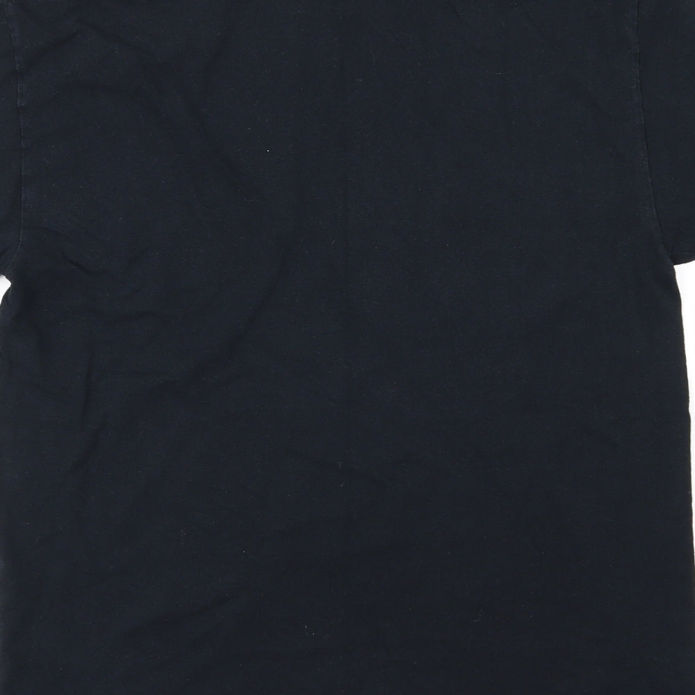 Topshop Womens Black  Jersey Basic T-Shirt Size M  - merci