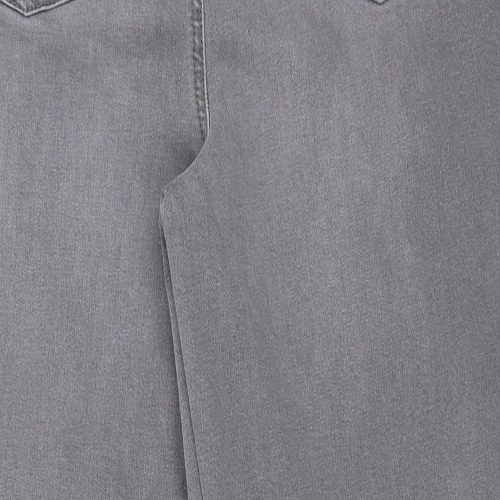 TU Womens Grey  Denim Skinny Jeans Size 16 L26 in