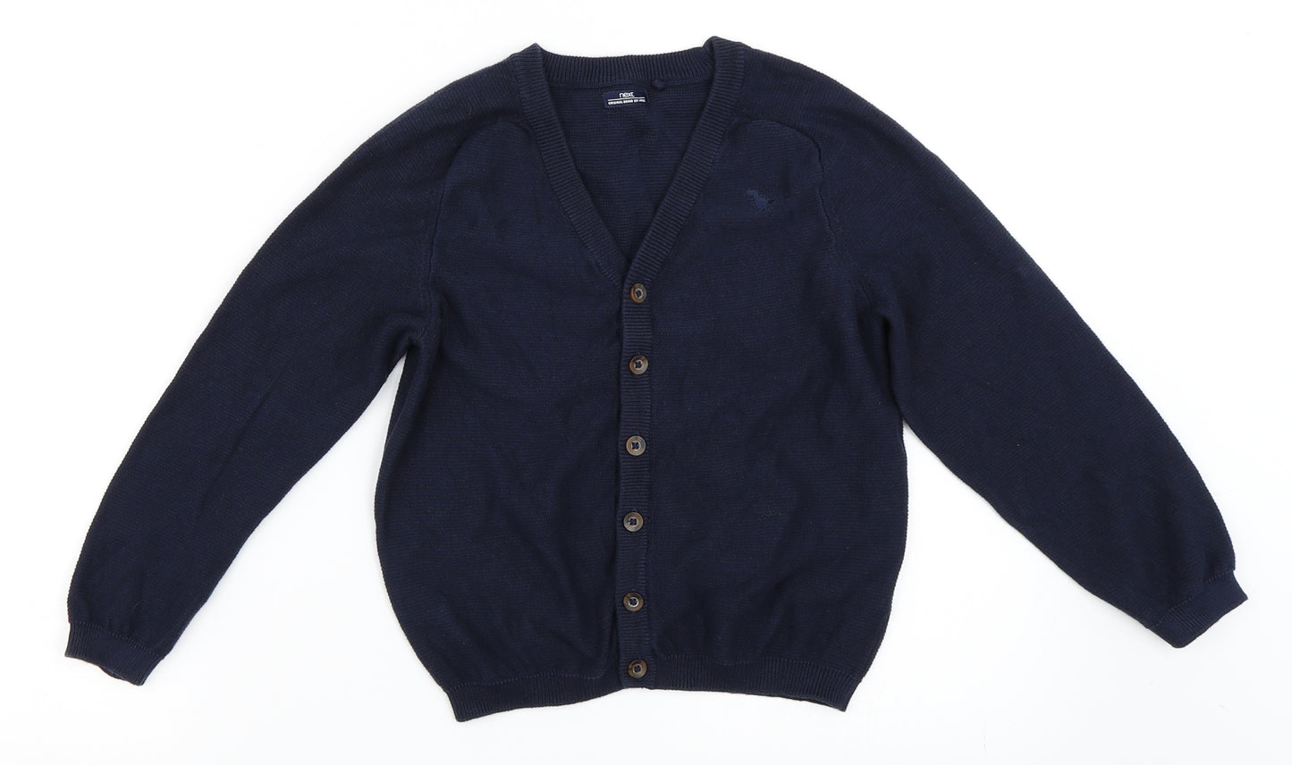 NEXT Boys Blue   Cardigan Jumper Size 5-6 Years