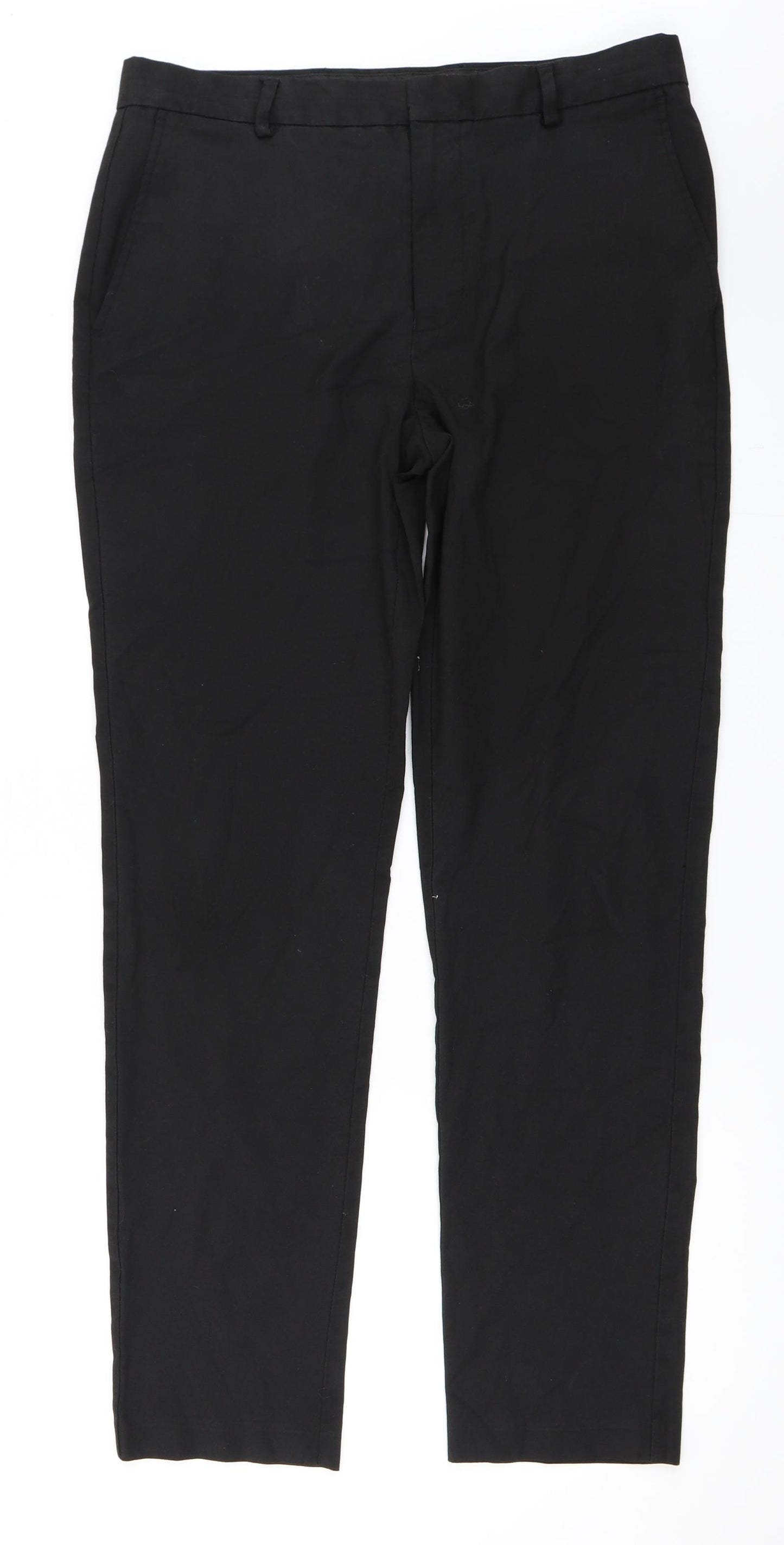 Burton Mens Black   Trousers  Size 32 in L30 in