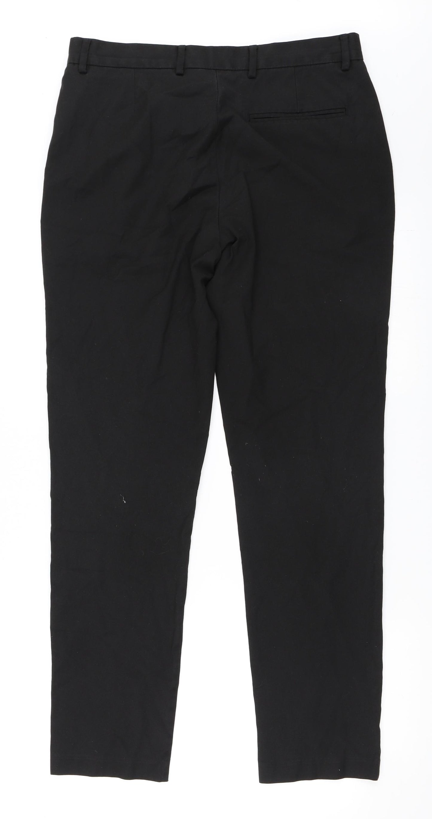Burton Mens Black   Trousers  Size 32 in L30 in
