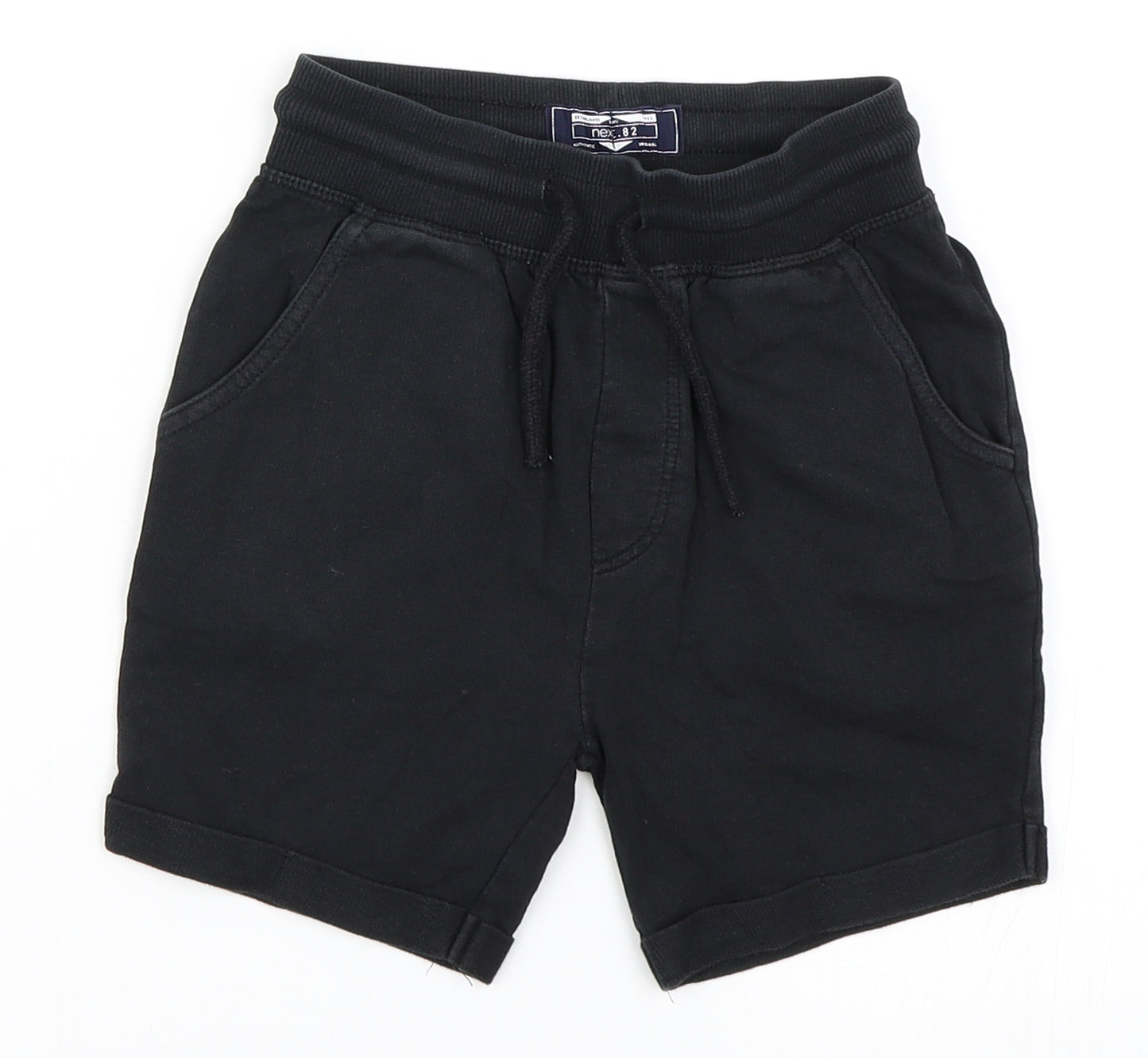 NEXT Boys Black   Sweat Shorts Size 5-6 Years