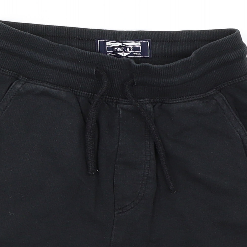 NEXT Boys Black   Sweat Shorts Size 5-6 Years