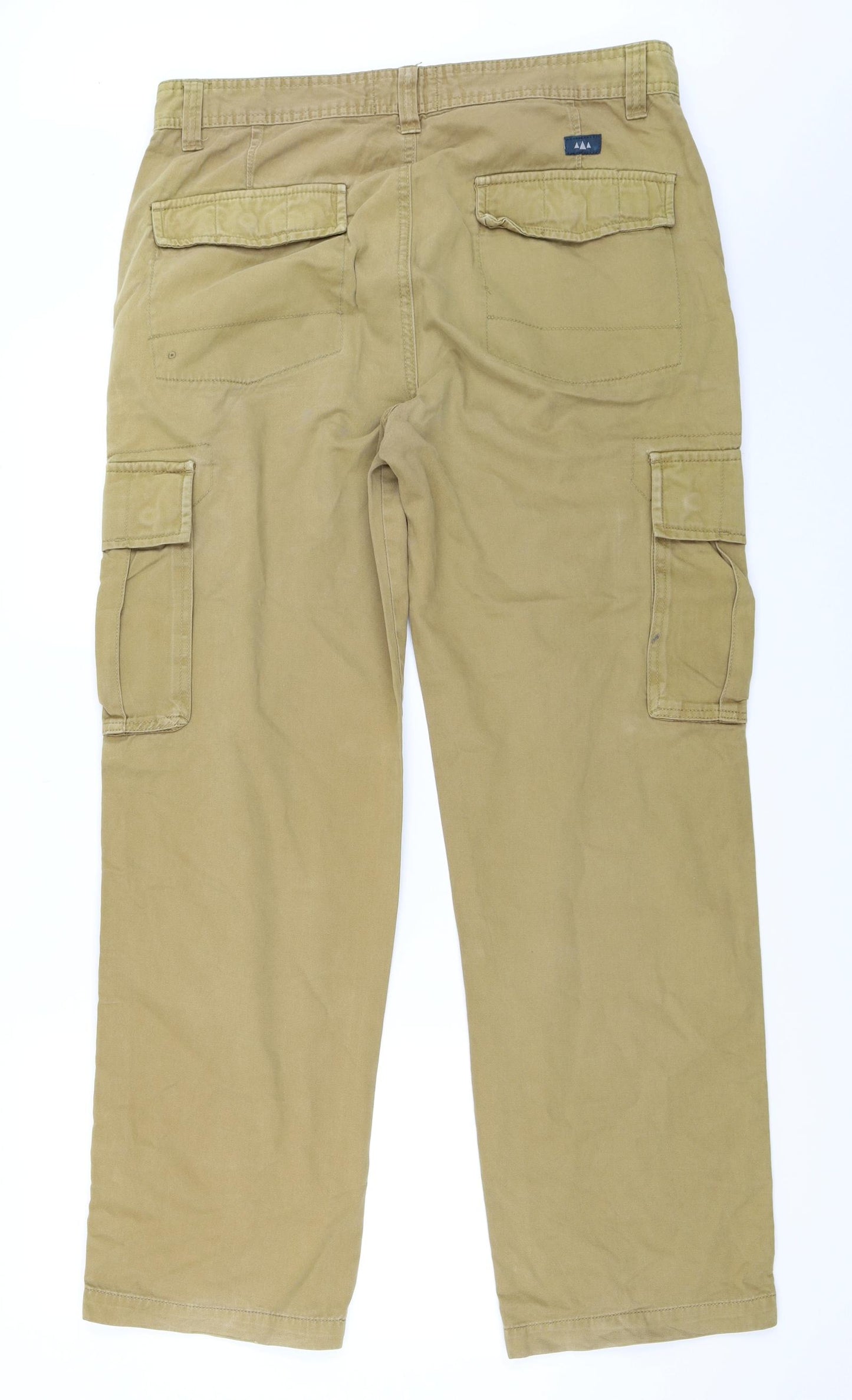 BHS Mens Beige   Cargo Trousers Size 34 in L31 in