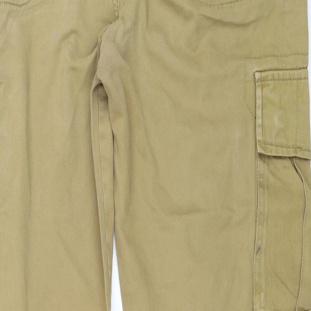 BHS Mens Beige   Cargo Trousers Size 34 in L31 in