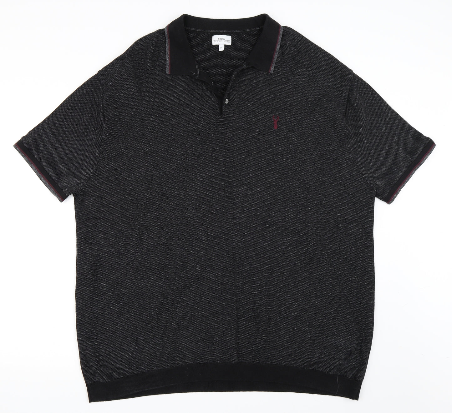 NEXT Mens Black    Polo Size 3XL
